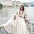 white Gamthi Mirror Work & Kodi Lace Chaniya Choli