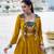 mustard Gamthi Mirror Work & Kodi Lace Chaniya Choli