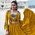 mustard Gamthi Mirror Work & Kodi Lace Chaniya Choli