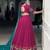 pink Rayon Chaniya Choli with Gamthi Work & Embossed Design