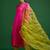 Rani pink embroidered satin kurta set