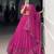 pink Rayon Chaniya Choli with Mirror Gamthi Work Gotta Patti 