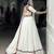 white Rayon Chaniya Choli with Mirror Gamthi Work Gotta Patti