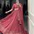 dark peach Rayon Chaniya Choli with Mirror Gamthi Work Gotta Patti