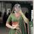 mehendi Rayon Chaniya Choli with Mirror Gamthi Work Gotta Patti