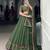 mehendi Rayon Chaniya Choli with Mirror Gamthi Work Gotta Patti