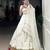 white Rayon Chaniya Choli with Embossed Design Gota Patti Lace