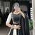 black Rayon Plain Printed Chaniya Choli with Paper Mirror Work and Gota Patti Lace