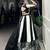 black Rayon Plain Printed Chaniya Choli with Paper Mirror Work and Gota Patti Lace
