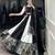black Rayon Plain Printed Chaniya Choli with Paper Mirror Work and Gota Patti Lace