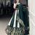 green Rayon Printed Chaniya Choli with Paper Mirror Work Gota Patti Lace