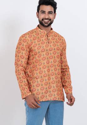 digital print cotton multicolor short kurta 2