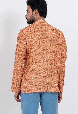 digital print cotton multicolor short kurta 3