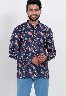 digital print cotton multicolor short kurta 1