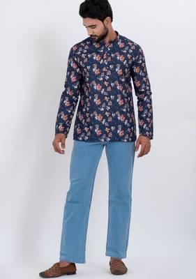 digital print cotton multicolor short kurta 4