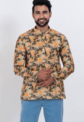 digital print cotton multicolor short kurta 1