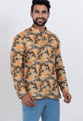 digital print cotton multicolor short kurta 2