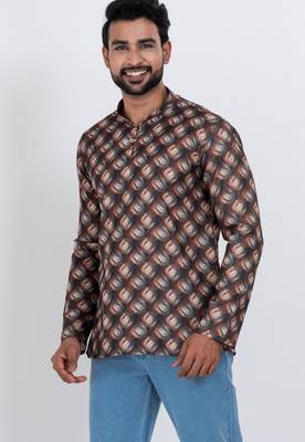 digital print cotton multicolor short kurta 2