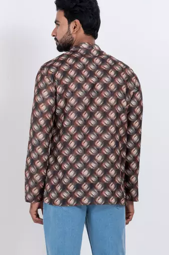 digital print cotton multicolor short kurta