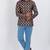 digital print cotton multicolor short kurta