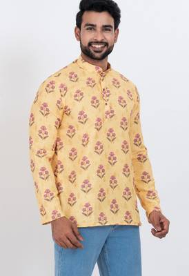 digital print cotton multicolor short kurta 2