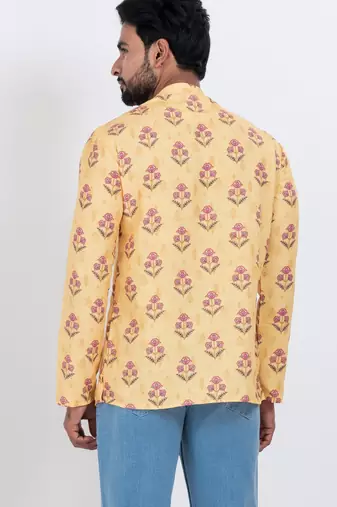digital print cotton multicolor short kurta