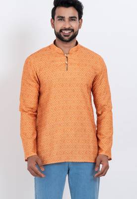 digital print cotton multicolor short kurta 1