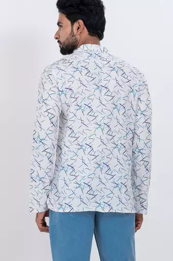 digital print cotton multicolor short kurta