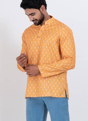 digital print cotton multicolor short kurta 2