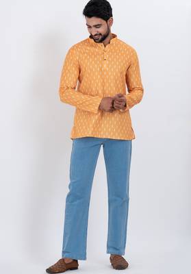 digital print cotton multicolor short kurta 4
