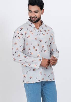digital print cotton multicolor short kurta 2