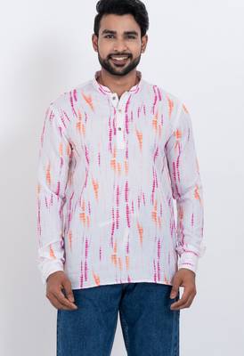digital print cotton multicolor short kurta 1