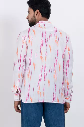 digital print cotton multicolor short kurta