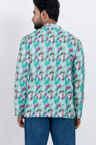 digital print cotton multicolor short kurta