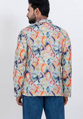 digital print cotton multicolor short kurta 3