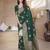 Green designer paithani silk saree with rich weaving, temple border & heavy pallu