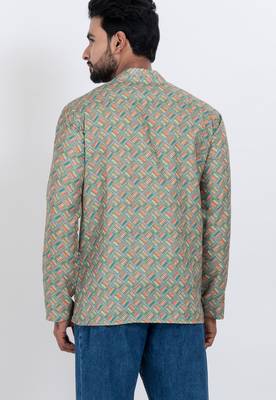 digital print cotton multicolor short kurta 3
