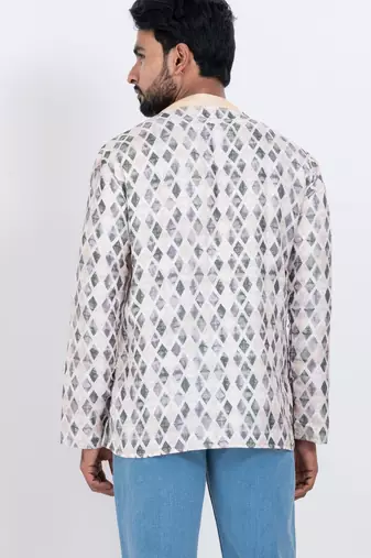 digital print cotton multicolor short kurta