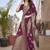 Magenta designer paithani silk saree with rich weaving, temple border & heavy pallu