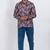 digital print cotton multicolor short kurta