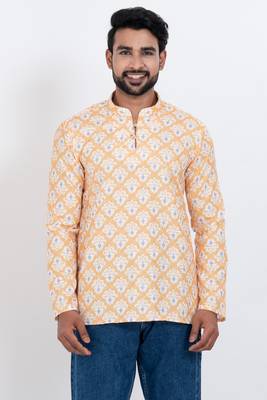 digital print cotton multicolor short kurta 1