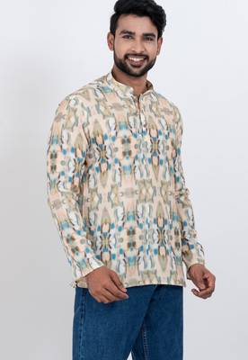 digital print cotton multicolor short kurta 2