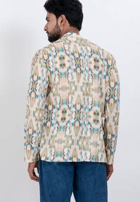 digital print cotton multicolor short kurta 3