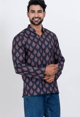 digital print cotton multicolor short kurta 2