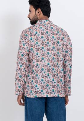 digital print cotton multicolor short kurta 3