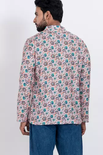 digital print cotton multicolor short kurta