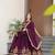 Designer gown is luxury clothing considered to be high quality made by zari thread & sequins embroidery.