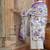 Purple printed suit stunning printed dupatta