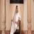 The luxury of our white chikan kari suit