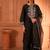 Black lawn embroidered co-ord set